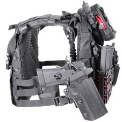 Front Admin Pouch for Plate Carrier, Padded Multi Pocket Molle