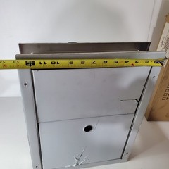 ASI 10-0472 Partition Mounted Dual Access Sanitary Napkin Disposal Stainless