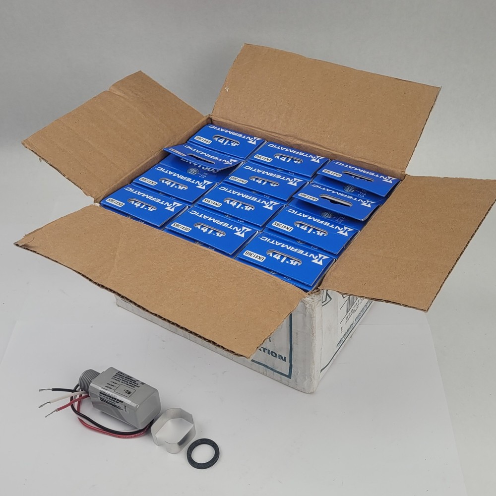 Box of 12 Intermatic EK4136S Photo Control Stem Mount, 120-277 VAC, 078275146297