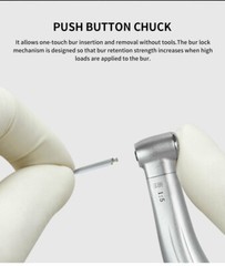 Dental 1:5 Increasing Handpiece Contra Angle LED For KAV NSK Electric Motor USA