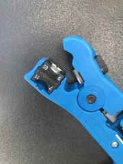RG59 RG6 RG11 RG7 Coax Cable Stripper UTP Coaxial Cutting Wire Stripping Blue