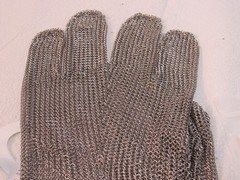 Franklin Stainless Steel Reversible Chain Mail Protective Glove Xtra Large