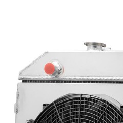 3 Row Radiator 1949-1953 Ford Country Squire Chevy 3.5 4.2 3.7L Fan Shroud