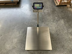 100 lb x .002 lb Digital Floor 24″x24″ Bench Scale Platform 50 kg x .009 kg