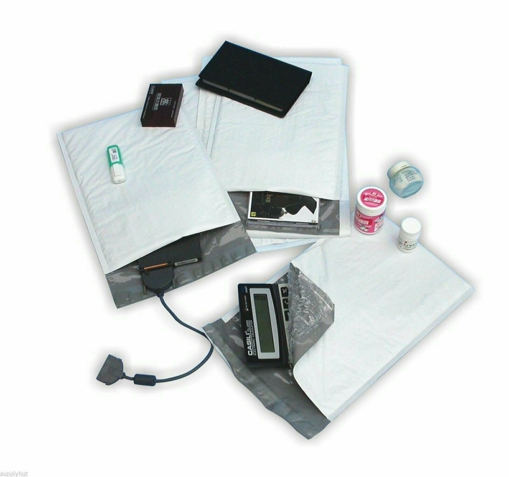 250 #00 5×10 Poly Bubble Padded Envelopes Mailers Shipping Case 5″x10″