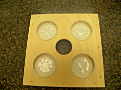 Top Beehive Feeder, Easy to Use and Convenient, 4 Jar Capacity New Handmade USA