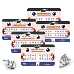 Dental Orthodontic Brackets Braces Monoblock Mini Roth/MBT .022″ Hooks 3 4 5