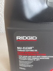 RIDGID 70835 Nu-Clear Thread Cutting Oil Low-Odor & Anti-Mist 1 Gallon New
