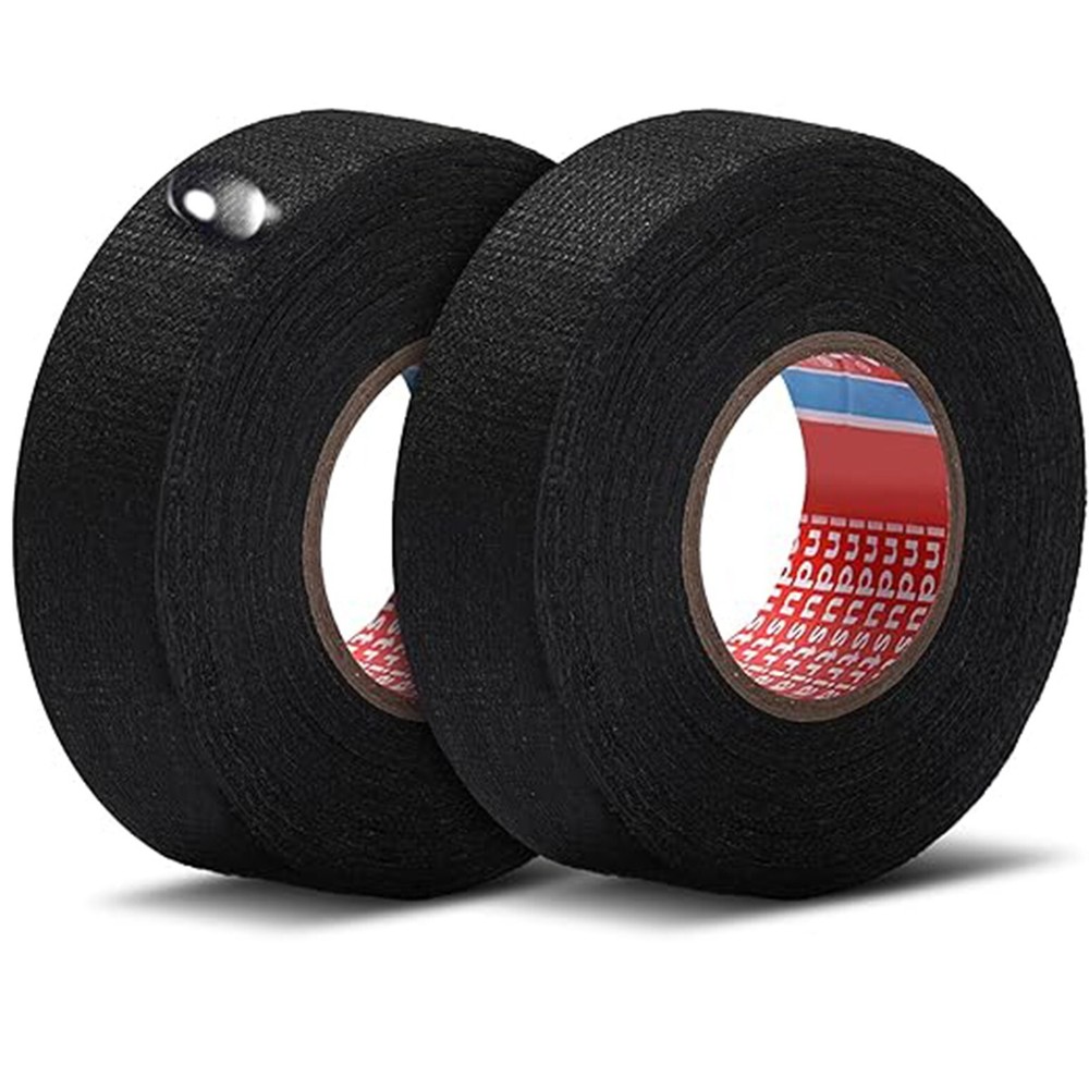 2 Cloth Electrical Tape Wire Harness Adhesive Loom for Car Automotive 19mm X 15M