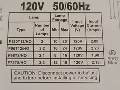 Keystone KTSB-E-0824-23-1-S 120V SMART WIRE 2 AND 3 LAMP SIGN BALLAST (HO LAMPS)