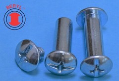 SB1024-38, Steel Zinc Combo Truss Head, Post Nut Screw #10-24X3/8″ – 25 sets