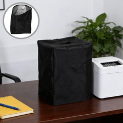 Paper Shredder Cover in Black Oxford Fabric with Design