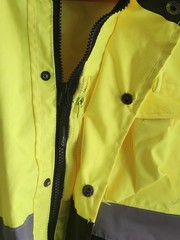 ML Kishigo Hi-Vis Storm Cover Rainwear Jacket – ANSI-ISEA 107-2010 T556 Size L