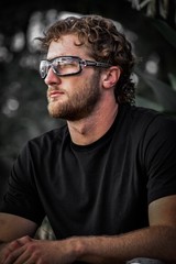 Birdz Eyewear Gasket Safety Padded Powersports Sunglasses Black with Smoke Lens