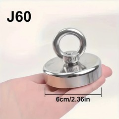 Neodymium Fishing Magnets Pulling Force Super Strong 130 kg tensile force