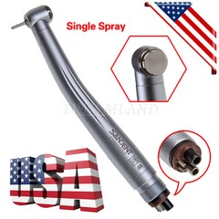 USA Dental High Speed Push Button Handpiece 2/4Hole E-generator Optic LED/No LED