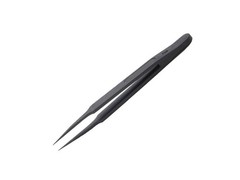 Techni-Pro 758TW911 – 4.5′ ESD Full Plastic Tweezers, Style 705, Carbon Fiber,