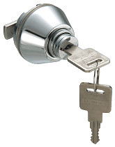 CRL LK87C Satin Chrome Sliding Door Lock