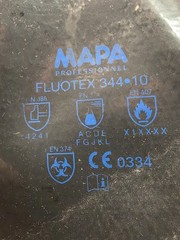 Mapa Professional Fluotex 344 Size 10 Fluoroelastomer Gloves