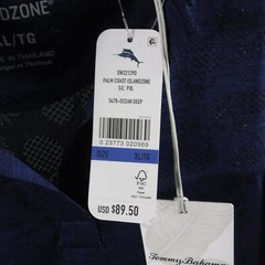 Tommy Bahama Palm Coast IslandZone Sleeveless Top Ocean Deep Size XLarge