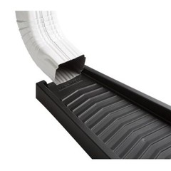 Amerimax 2 in. H X 11 in. W X 24 in. L Black Vinyl Splash Block