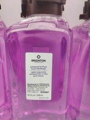 3 Refills Brighton ADX-12 Antibacterial Foaming Hand Wash Plum BPR50957 NO CAPS