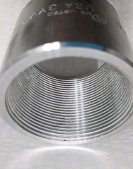 Lot Of 2 Aluminum 2” Rigid Size Conduit Threaded Couplings Fitting EC-A USA-3YV2