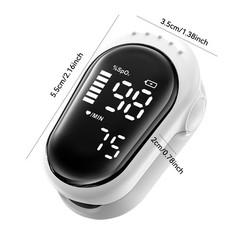 Rechargeable Pulse Oximeter Fingertip Oxygen Monitor Fingertip w/SpO2 Pulse Rate