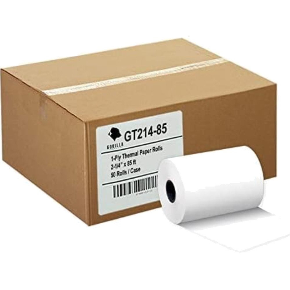 50 2 1/4 x 85 Thermal Paper Receipt Rolls Clover Mini Verifone VX510 VX570 FD…