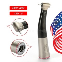 1:5 ratio Dental Fiber Optic LED Contra Angle Handpiece Inner 4 Spray /Rotor OR