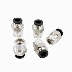 Air Line Tubing Kits 1/4” OD 33ft Nylon Hose 1/4” NPT Push to Connect Fittings
