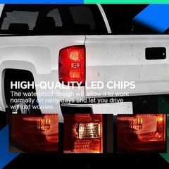 Left Tail Light Chevy Silverado 1500 2500 HD 2016-2019 GM2800261 Red