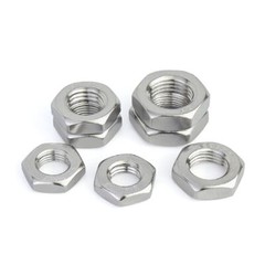M2M3M4M5M6M8M10M12M14M16M18M20M22M30 HEXAGON THIN HALF LOCK NUTS STAINLESS STEEL