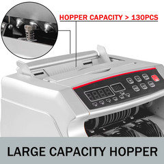 1000Pcs/Min Money Counter Business Cash Register Euros Bills Fake Banknote Detec