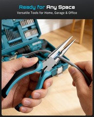 Seesii 21V Cordless Drill Tool Kit – Tool Combo Set Hand Tool Kit Toolbox