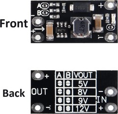 10pcs 3.7V to 5V 8V 9V 12V Mini DC-DC Boost Module Step Up Board with LED Indica