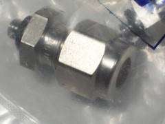 2- DK-LOK Stainless Steel Male Connectors, 1/4″ Tube x #10-32 SAE, DMCS-4-0.5-S