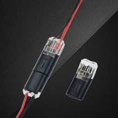 50 PCS Double-Wire Plug-in Connector with Locking Buckle, Pluggable Connectors