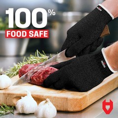 Cut Resistant Gloves Food Grade with Grip Dots for Superb Grip – Breathable &…
