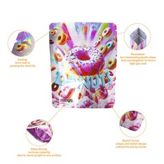 25Sets Mini Mylar Zip Pouch 3.5g Size | Foil Storage Bag | Fast US Shipping