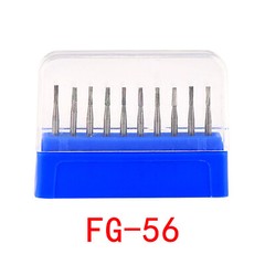 10Pcs Dental Carbide Steel Polishing Drills Burs for High Speed Handpiece 1.6MM