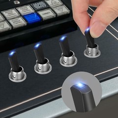 5x Blue LED Light 3Pin Rocker Toggle ON/Off Switch 30A 12V for Car Boat Marine