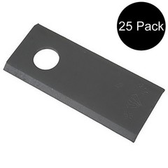 Set of (25) Disc Flat Blades Fits Ford/New Holland & Kuhn Disc Mower Models