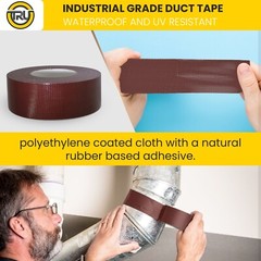 Professional Waterproof and UV Resistant Grade Duct Tape 2″ X 30Yds. Burgundy