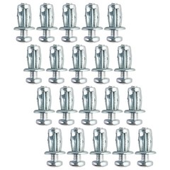 Expansion Screw Petal Nut,Petal Shape Metal Nut with Screws Easy Installation