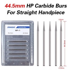 Dental Burs HP 1/2/3/4/8 Round Tungsten Carbide 2.35mm for Straight Handpiece