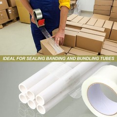 20 Rolls Strapping Tape 2 Inch x 60 Yards 5.5 Mil Fiberglass Filament Tape Reinf