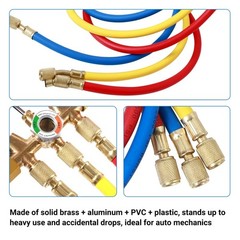 AC Manifold Meter Set for R134a R22 R12 R502 Refrigerant Manifold Meter Set Tool