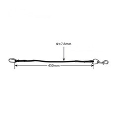 2 Pieces Sidemount Bungee Kit 316 Stainless Steel Sidemount Cylinder Strap