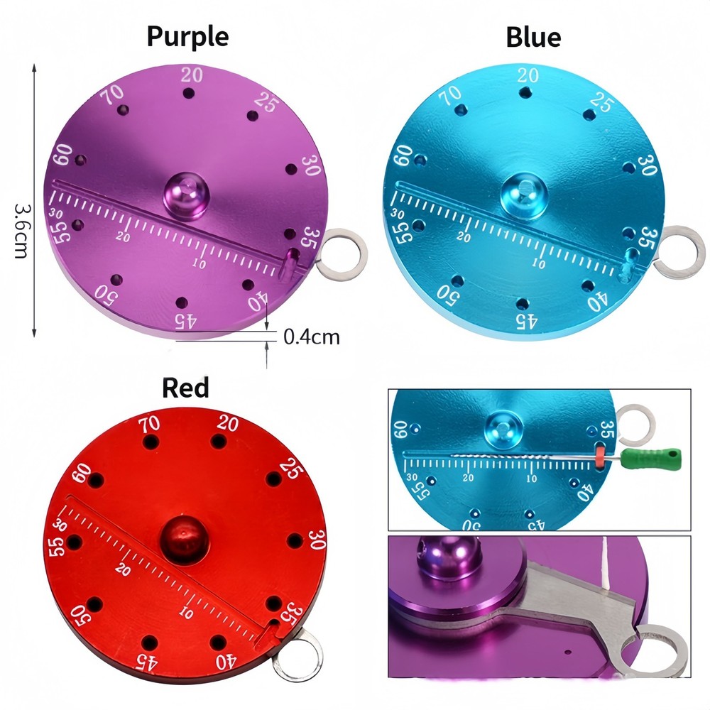 Gutta Percha Cutter & Taper Gauge – Round Root Canal Measuring Tool